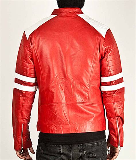 fight club leather jacket replica|tyler durden red leather jacket.